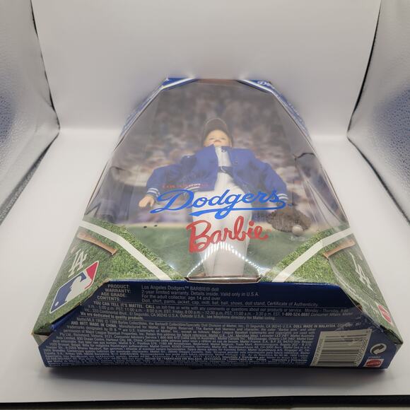Vintage 1999 Mattel BARBIE Los Angeles LA Dodgers Doll MLB  Vintage 1999 BARBIE Los Angeles Dodgers LA Doll MLB Baseball Mattel AA NIB 24472